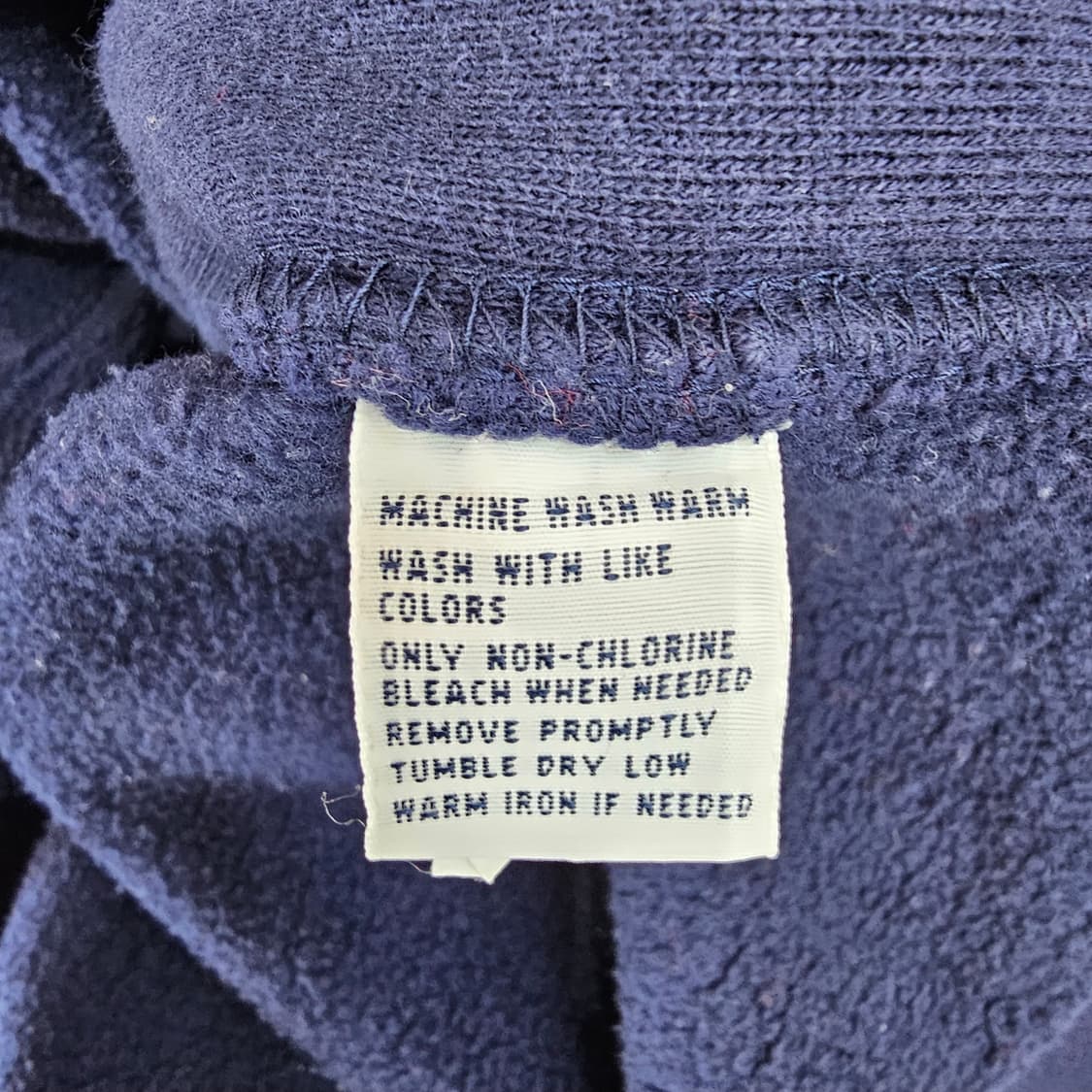 폴로 랄프로렌 써멀 후드집업 기모 네이비 상품이미지9