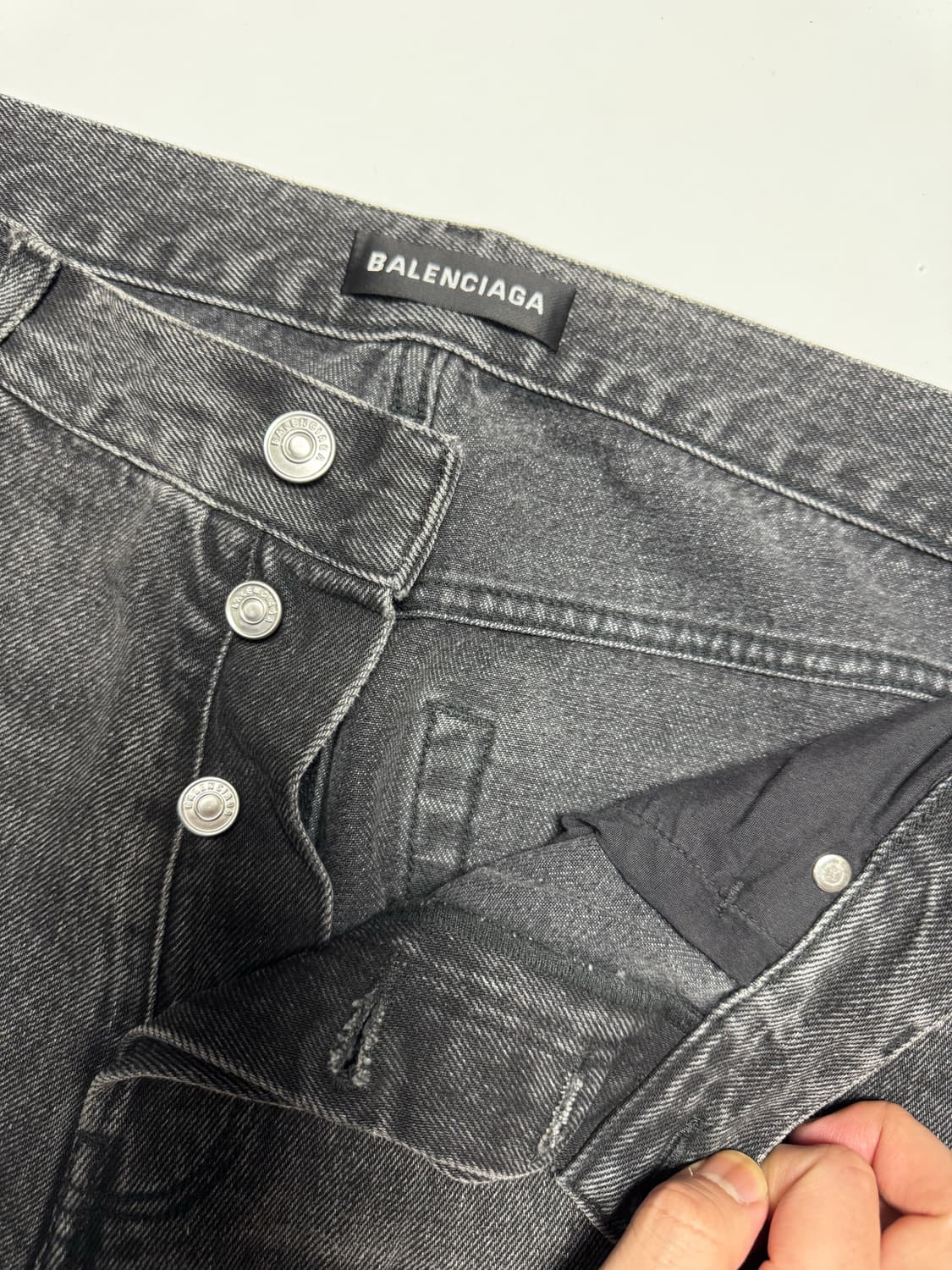 발렌시아가 스트레이트 5 포켓 슬릿 데님 30 상품이미지6