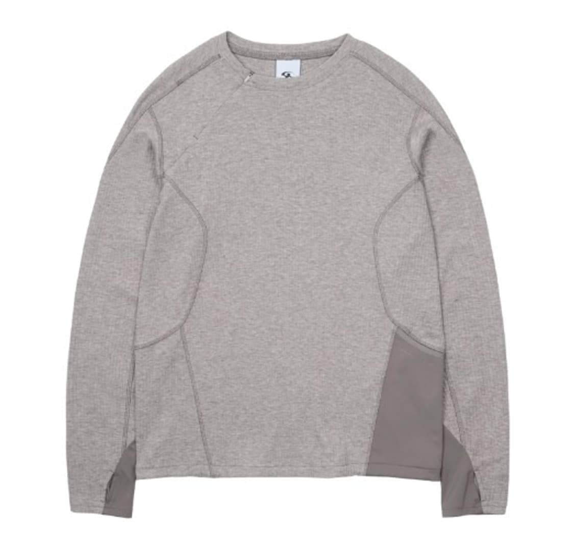 산산기어 리브드 롱슬리브 애쉬 핑크 Ribbed Long Sleeves 상품이미지1