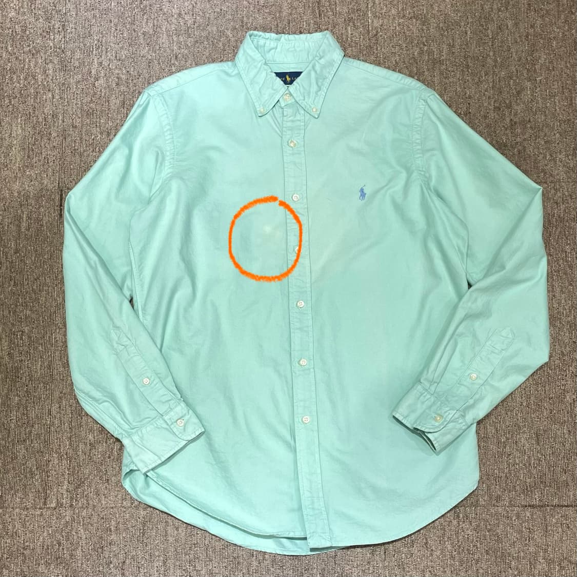 (M) POLO 폴로 랄프로렌 솔리드 셔츠 클래식핏 상품이미지2