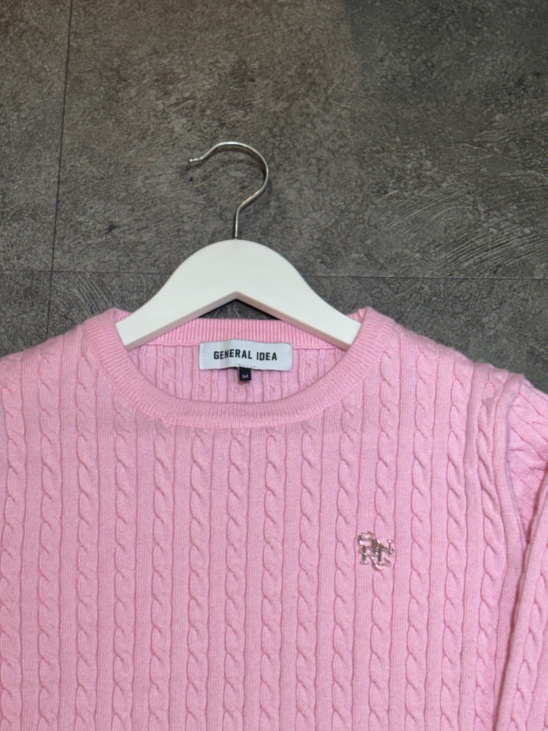제너럴아이디어 여성 꽈배기 니트 스웨터 M 상품이미지4