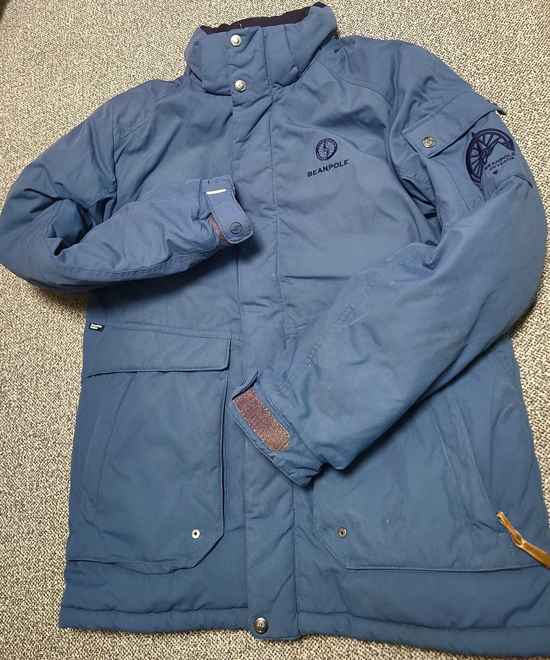 빈폴 아웃도어 남성 덕다운 패딩 점퍼 100 상품이미지1