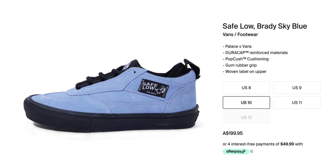 반스 팔라스 브래디 세이프 로우 280, us10 상품이미지7