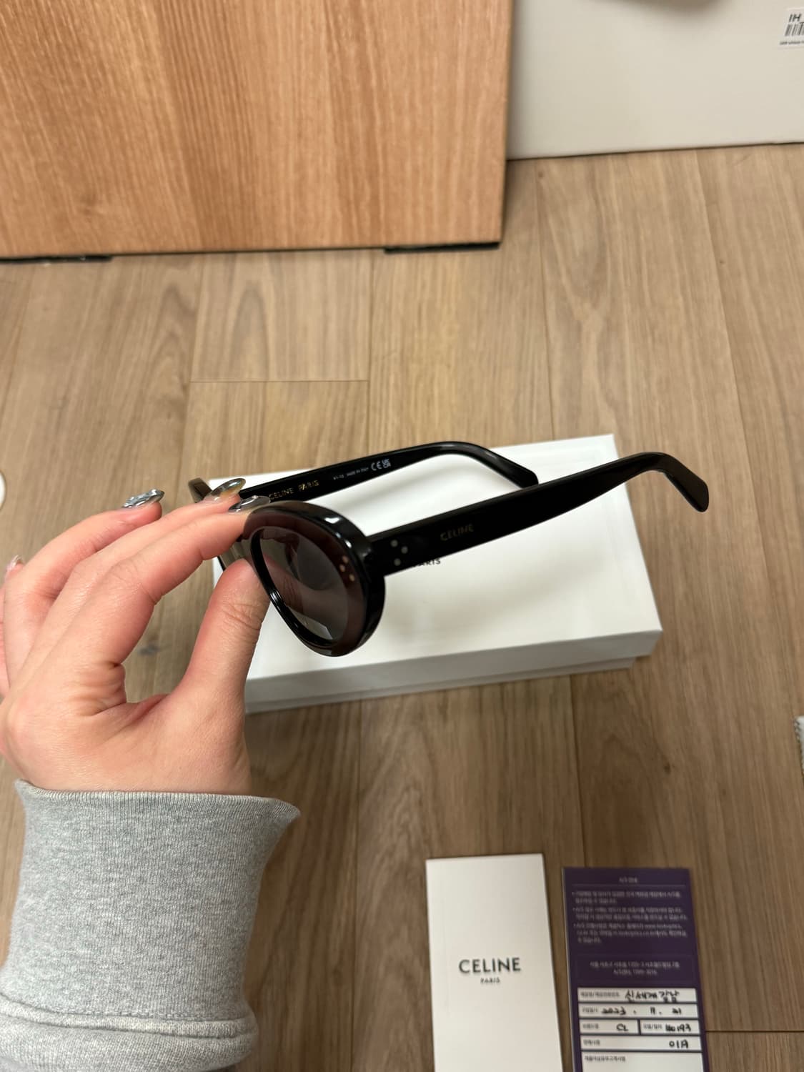 셀린느 선글라스 _ 캣 아이 S193 선글라스 - 아세테이트 상품이미지5