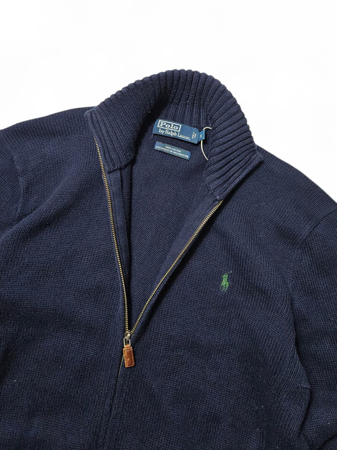 폴로 랄프로렌 니트 풀집업 투웨이 S 100 상품이미지2