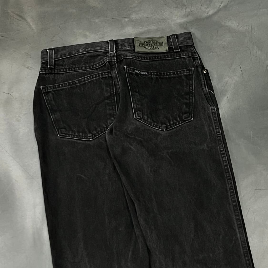  할리데이비슨 흑청 데님 팬츠 y15142 상품이미지6