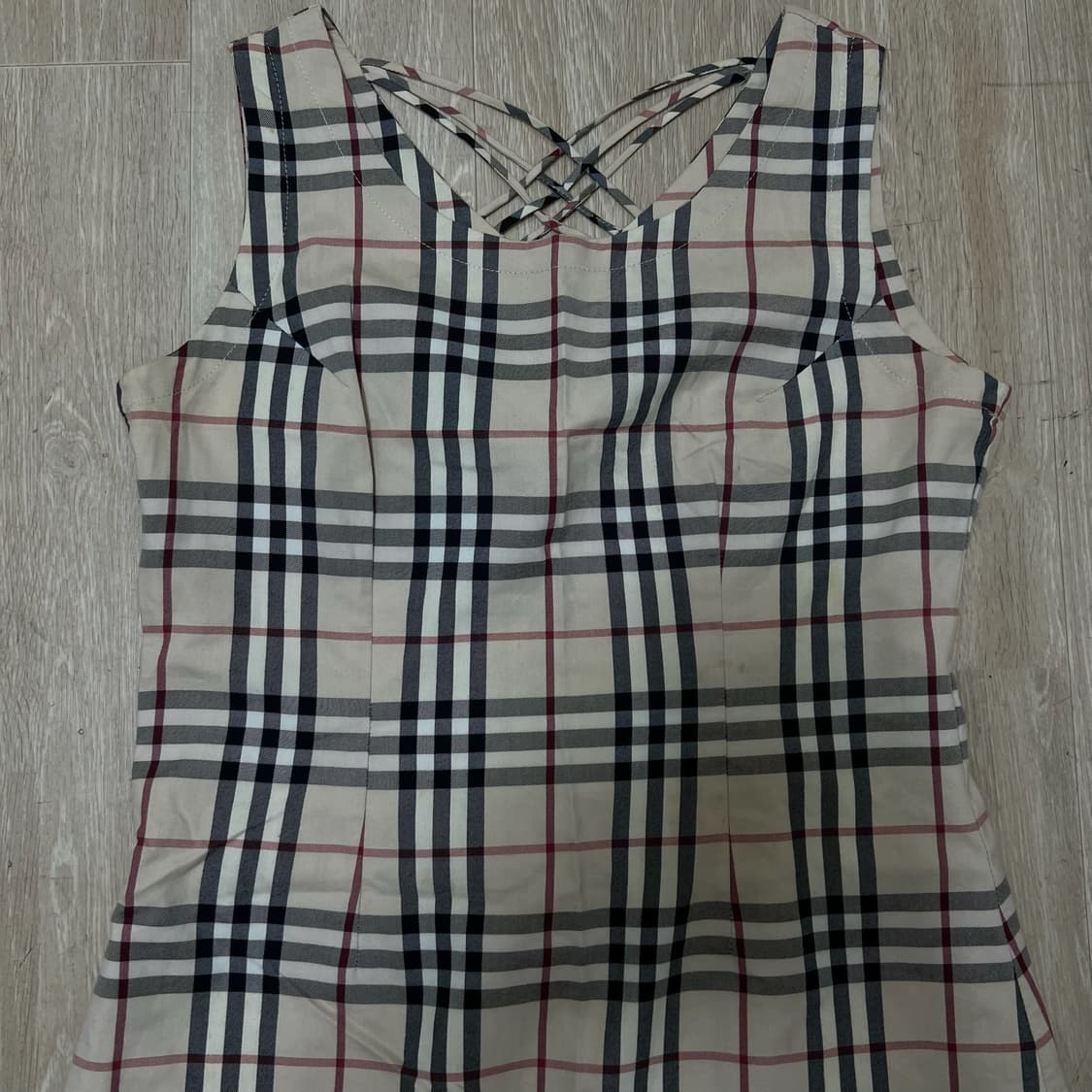 버버리 런던 여성 노바체크 원피스 M  상품이미지2