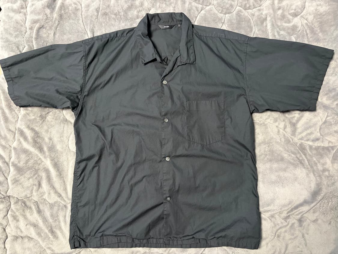 빔즈 오픈카라 하프셔츠 상품이미지1