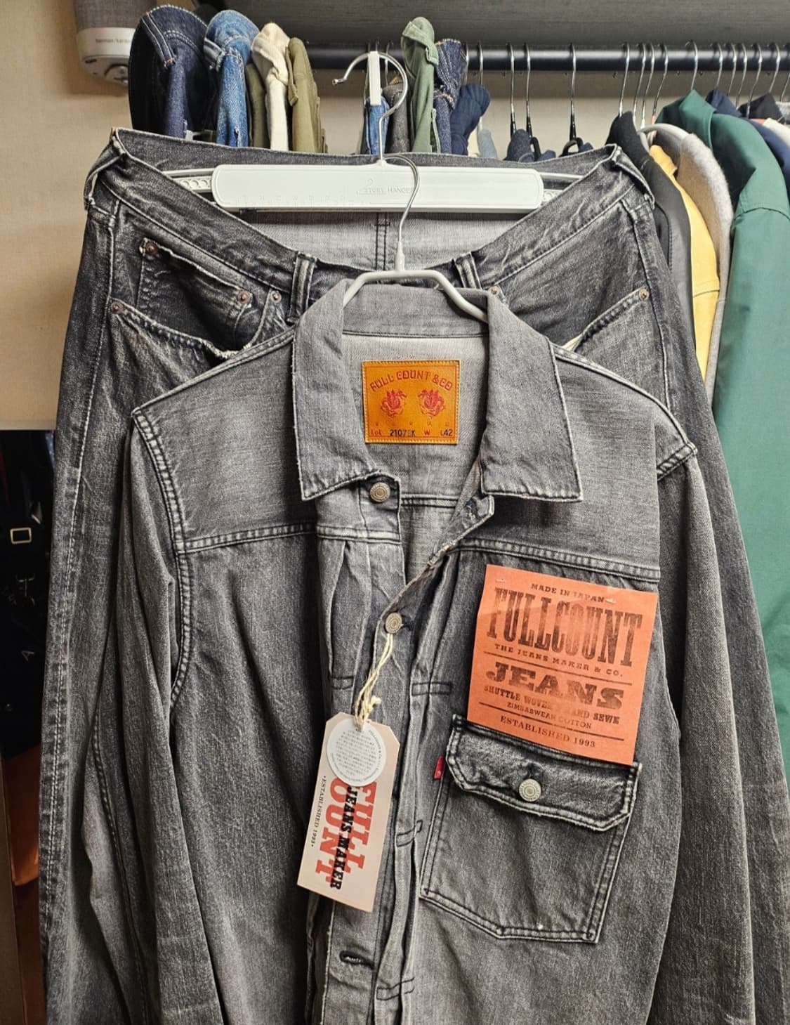 풀카운트 흑청 다트포드 셋업 상품이미지1