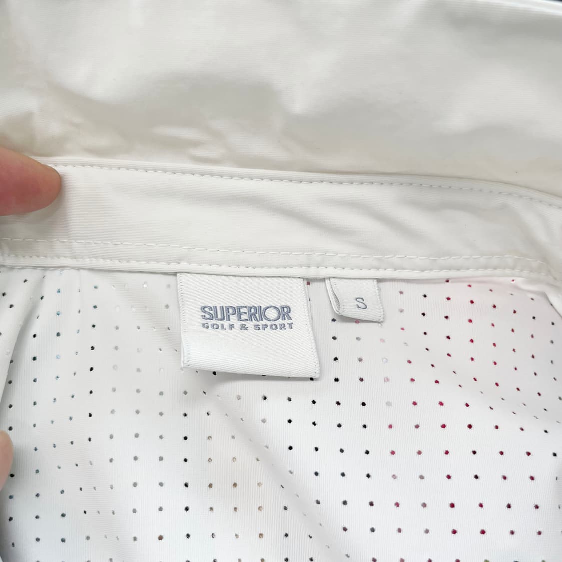 슈페리어 2023 여성골프반팔 스판 S  상품이미지4