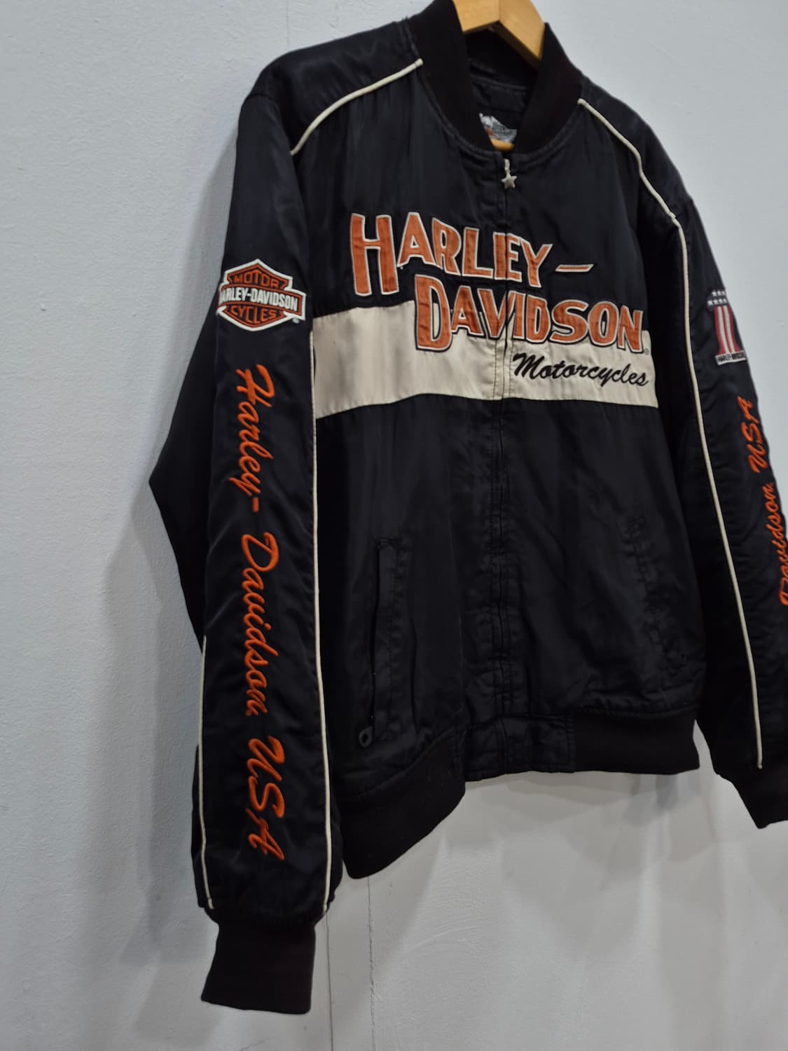 할리데이비슨 블랙 레이싱 자켓 남성 95사이즈 상품이미지3