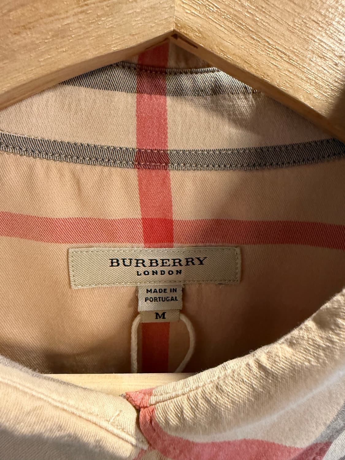 M 버버리BURBERRY 클래식 노바체크 셔츠 베이지 상품이미지5