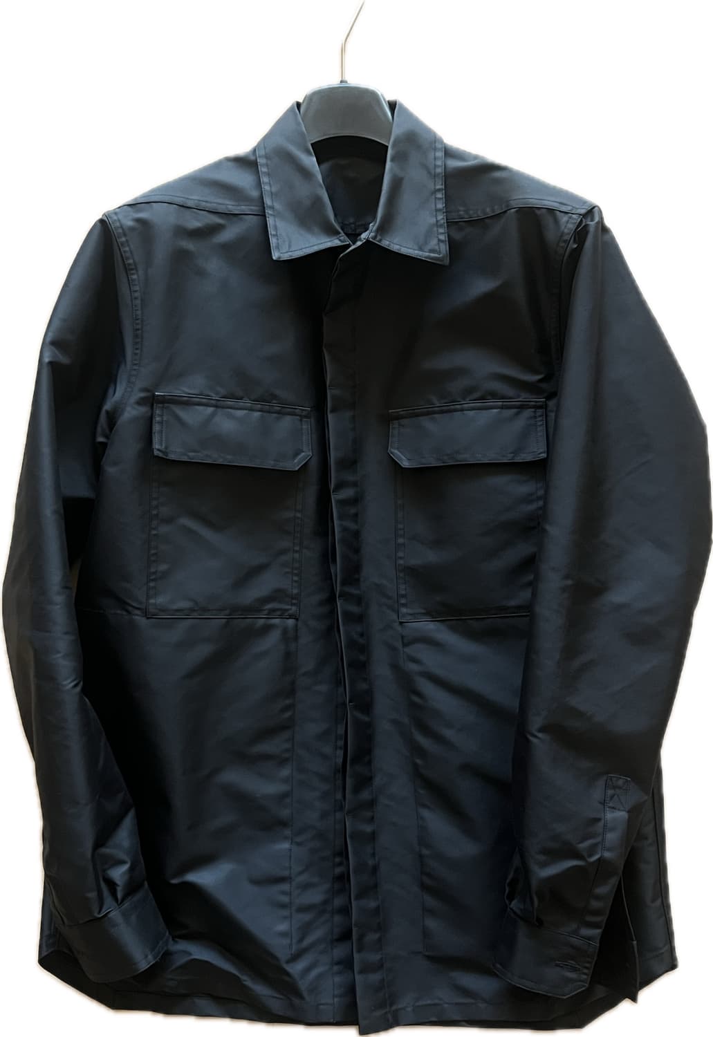 릭오웬스 ss18 세틴 Blu 셔츠 자켓 상품이미지1