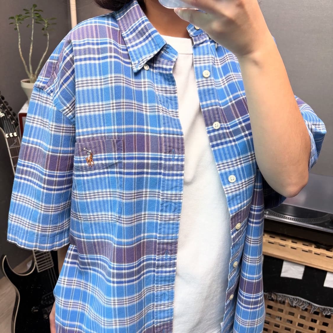 폴로 체크셔츠 상품이미지2