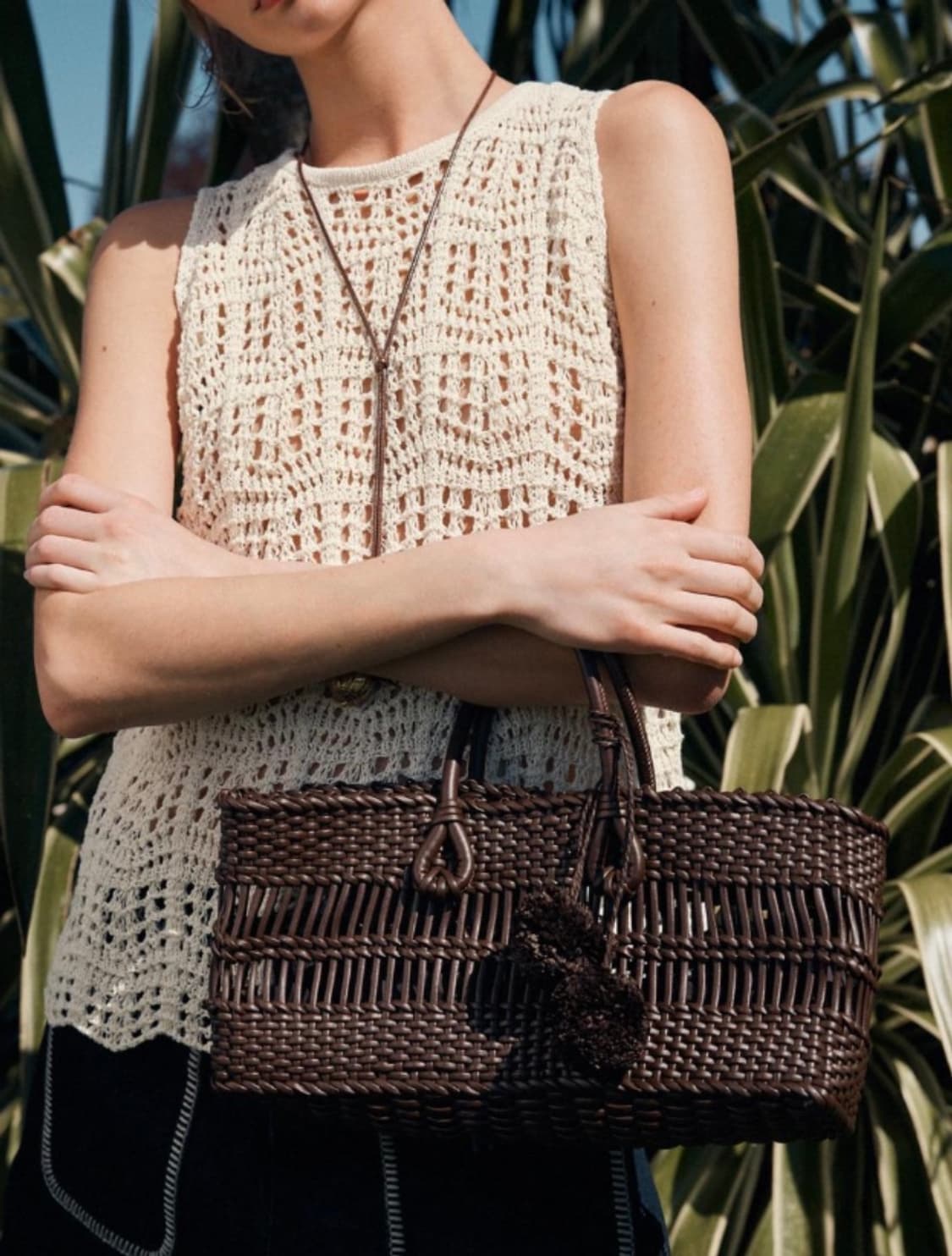 자라 위빙 꼬임 토트백 상품이미지1