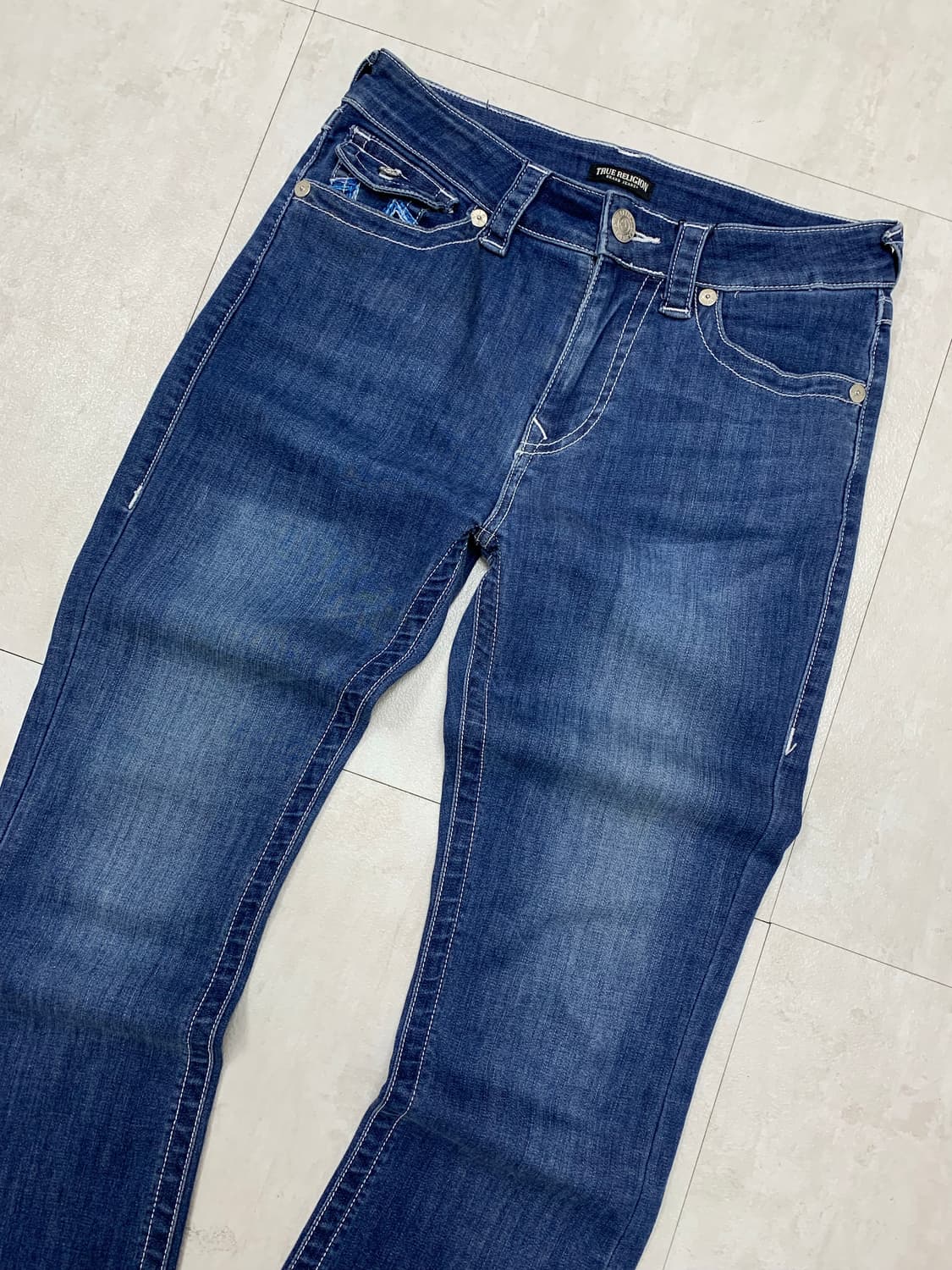 트루릴리전 와이드 부츠컷 데님 팬츠 #653 상품이미지2