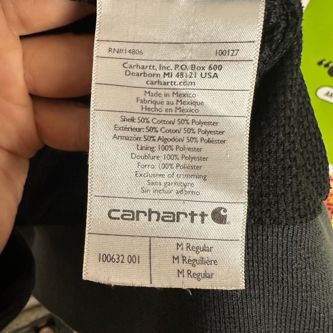 칼하트 레인디펜더 후드집업 상품이미지8