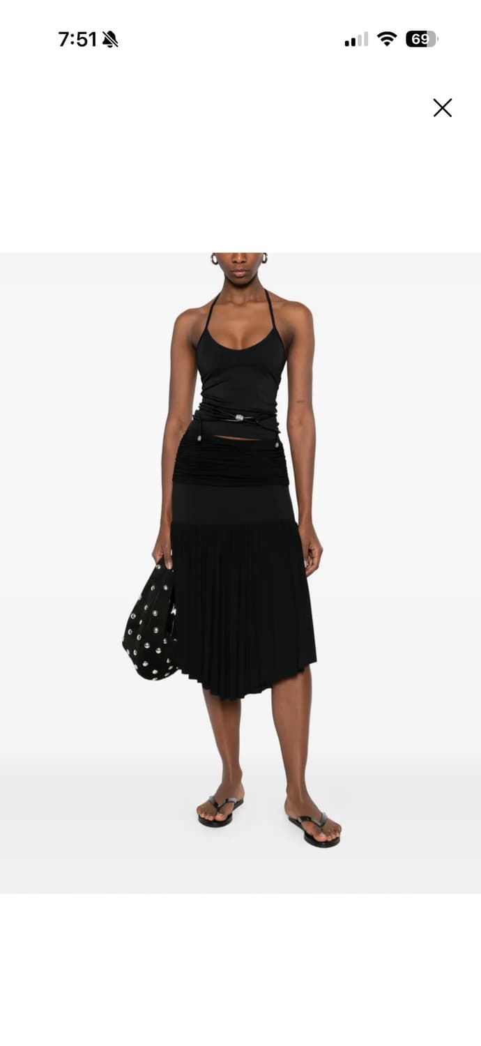 (새상품) Gumaguas 블랙 스커트 s 상품이미지1