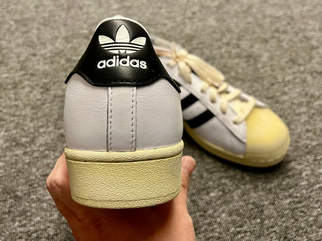 [280] 아디다스 슈퍼스타 프리미엄 화이트블랙 새제품 상품이미지5