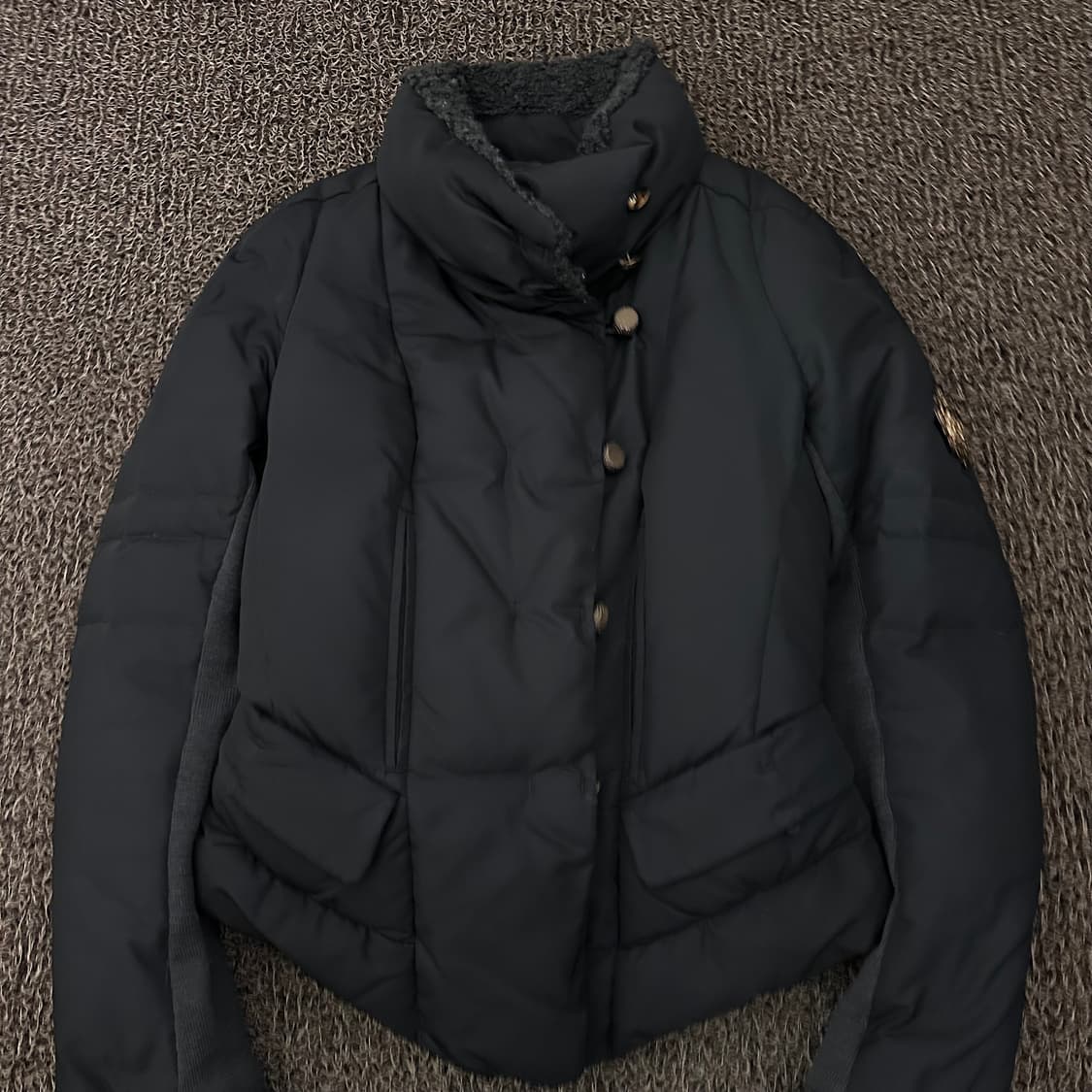 SYSTEM 시스템 여성 덕다운 패딩 블랙 상품이미지2