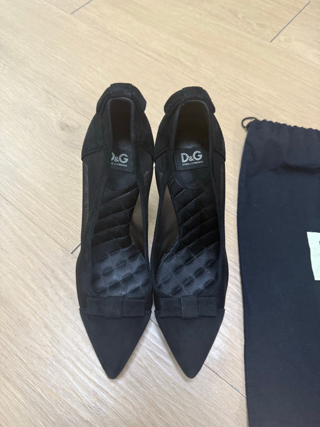 D&G 블랙 하이힐 상품이미지1