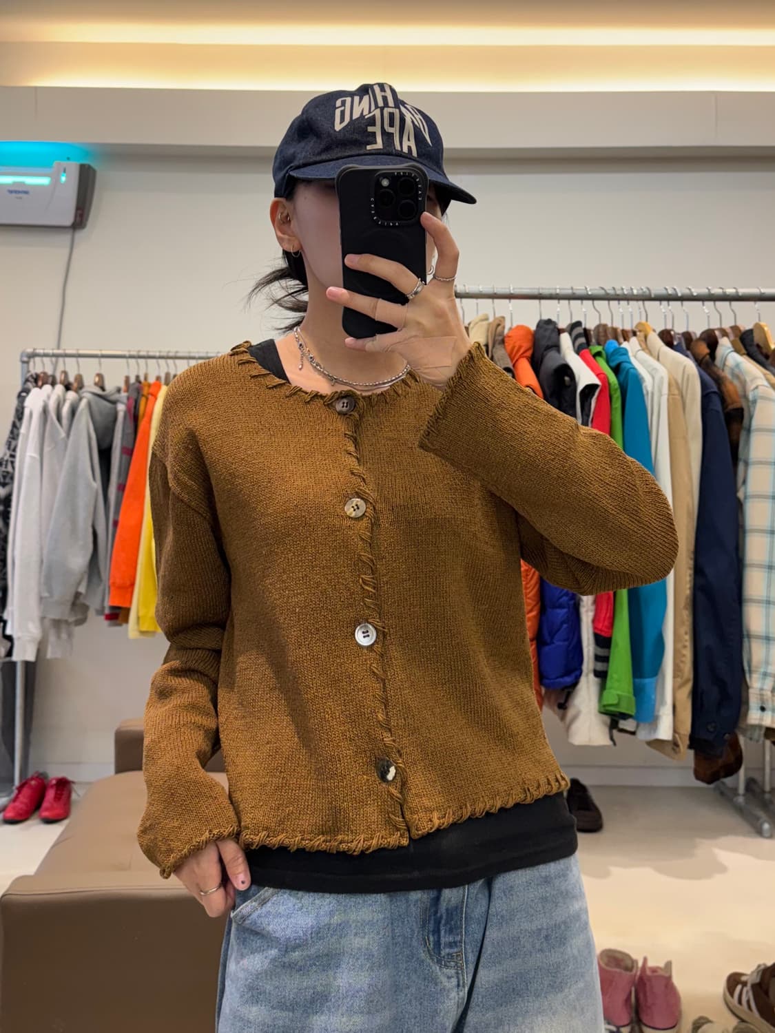 꼼데가르송 실크 니트 가디건 상품이미지6