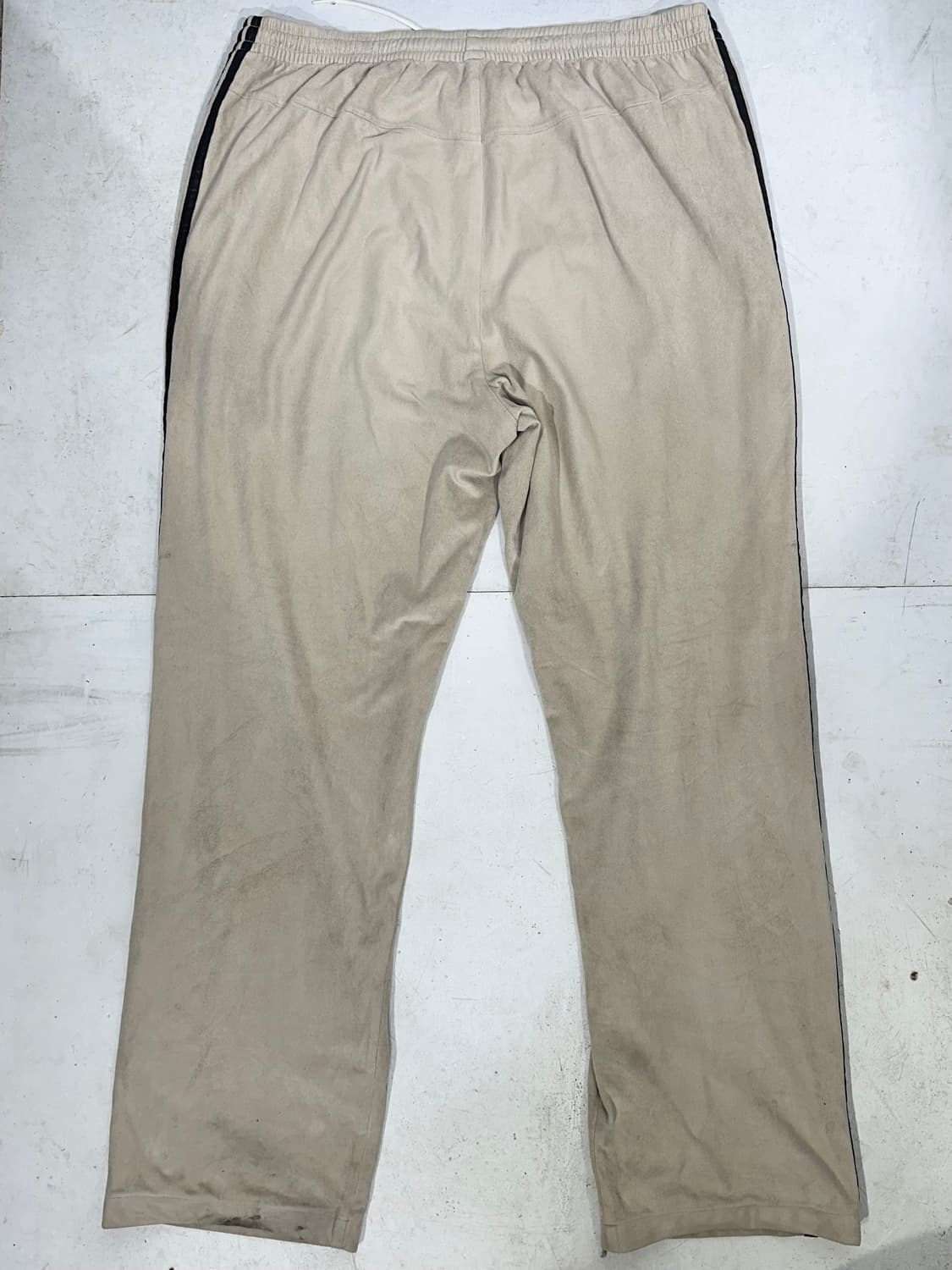 00s 아디다스 대대장 스웨이드 벨벳 와이드 트랙 팬츠 추리닝 바지  상품이미지5