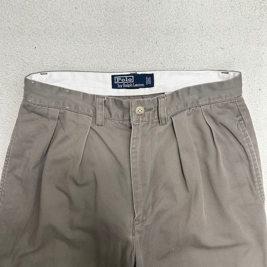 폴로랄프로렌 핀턱 치노 팬츠 올리브 76-91 상품이미지2