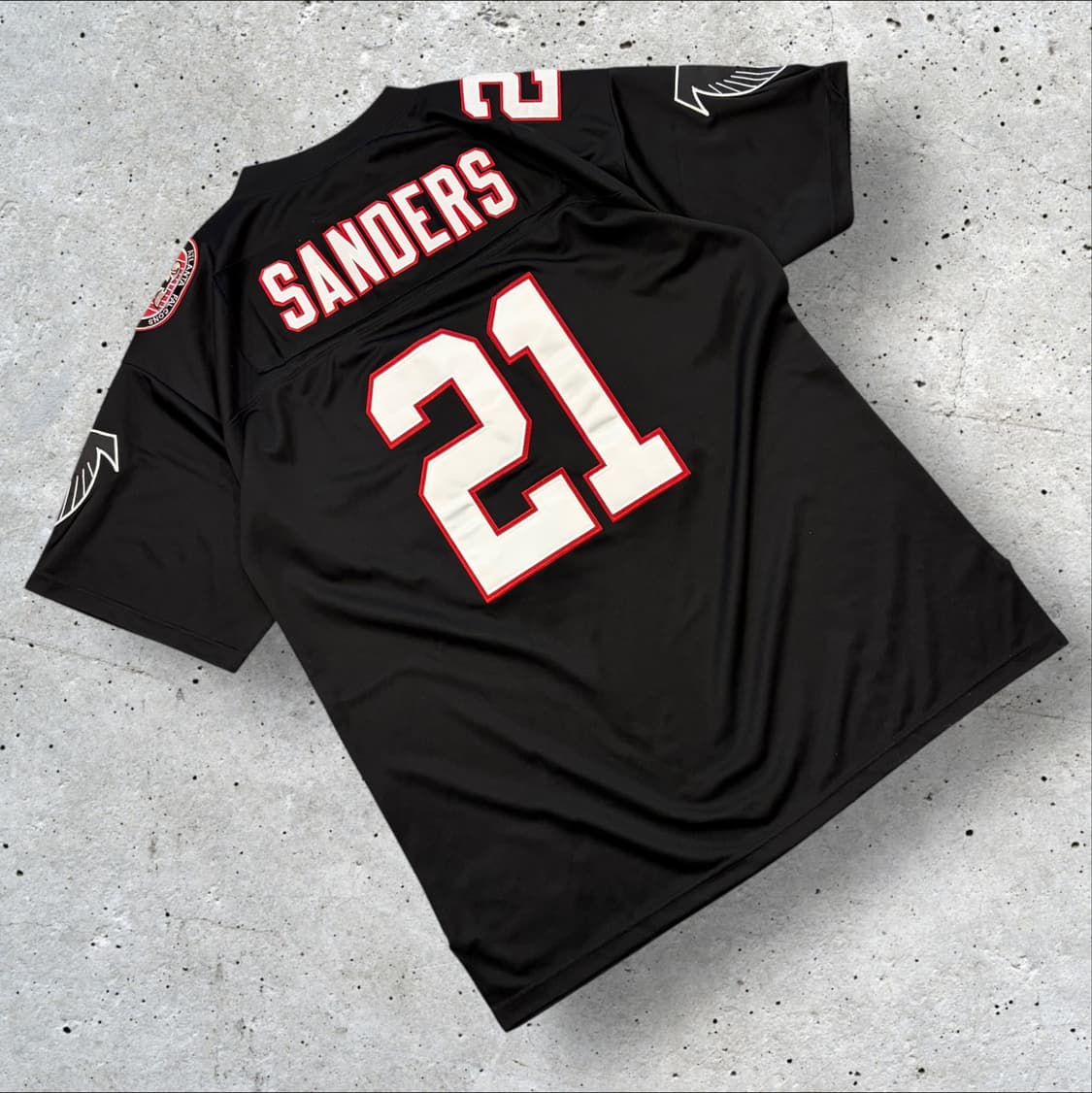 [52] 미첼앤네스 21 디온샌더스 NFL 블랙 저지 반팔 D95 상품이미지2