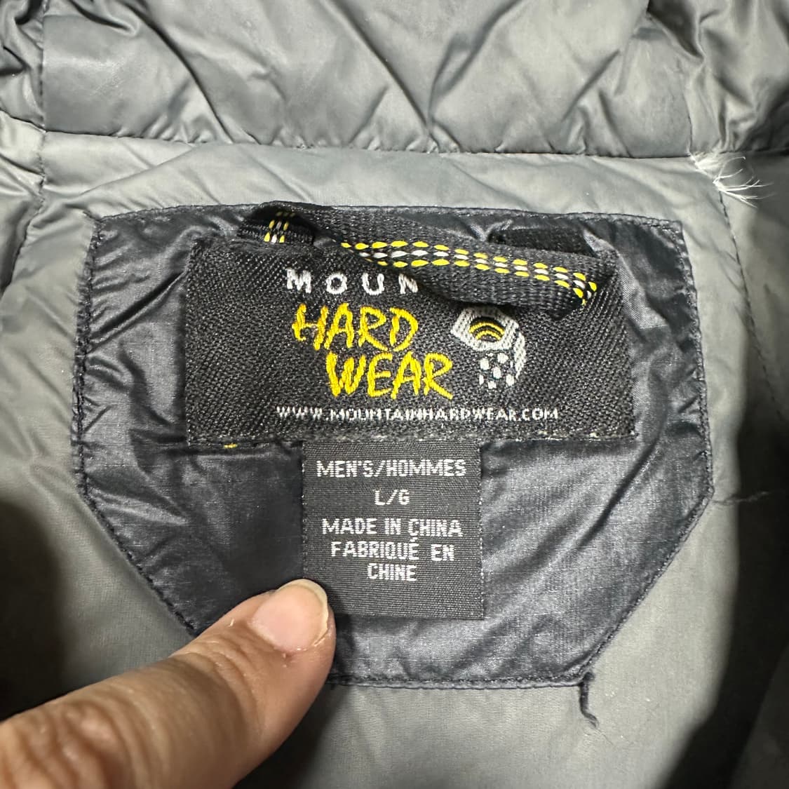 ✨ (바배) 마운틴 하드웨어 덕다운 고프코어 블랙 패딩  상품이미지3