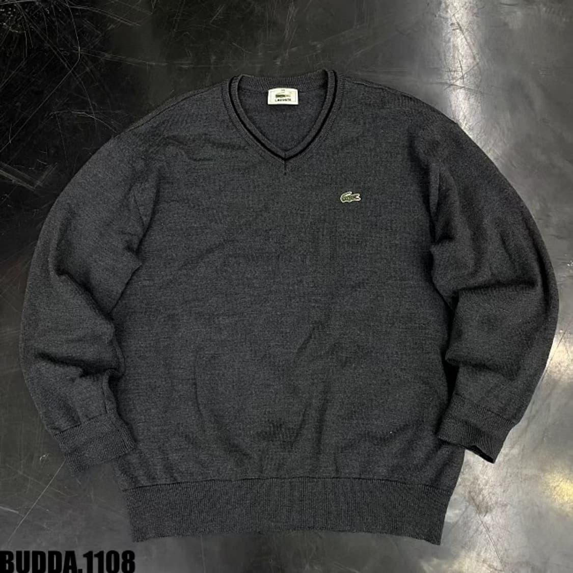 라코스테 브이넥 니트100 L 상품이미지1