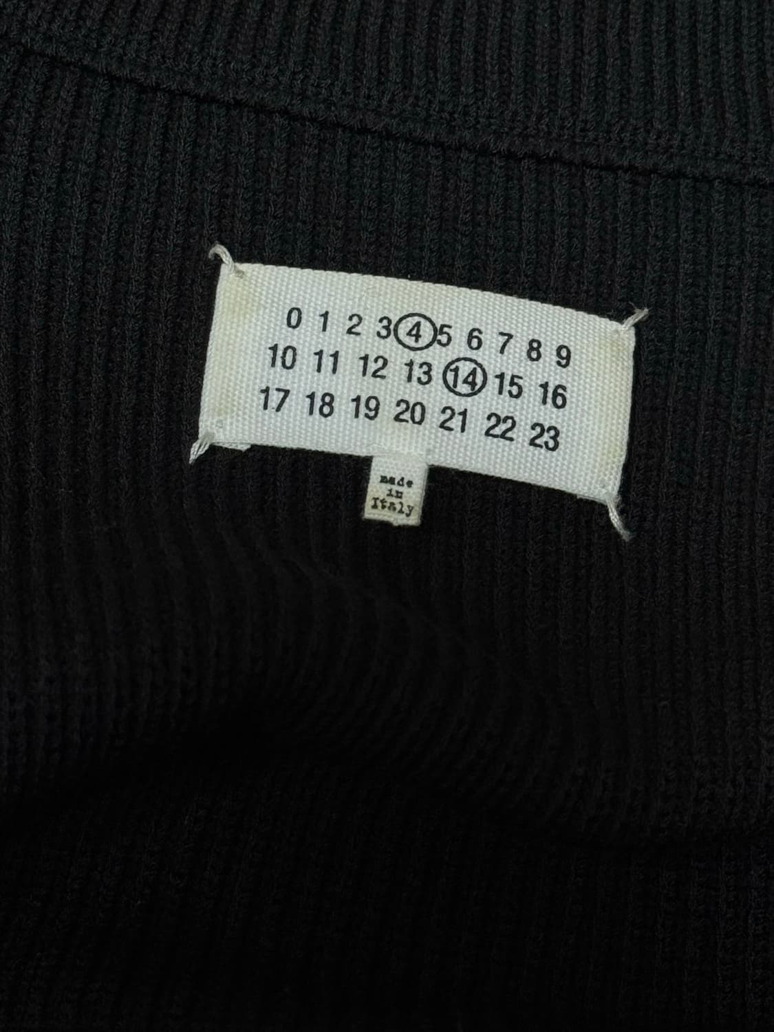 마르지엘라 니트 집업 M 블랙  상품이미지3