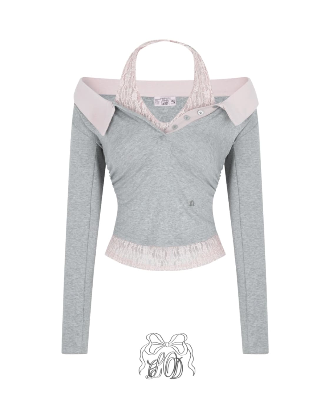 클라우드이모션 보나탑 그레이 상품이미지1