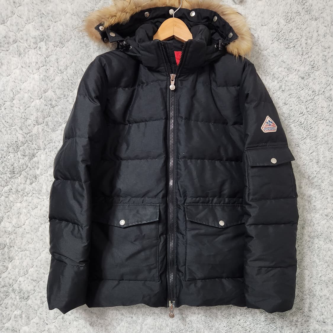 H970 [S] 피레넥스 너구리털 오리털 패딩 점퍼 상품이미지1