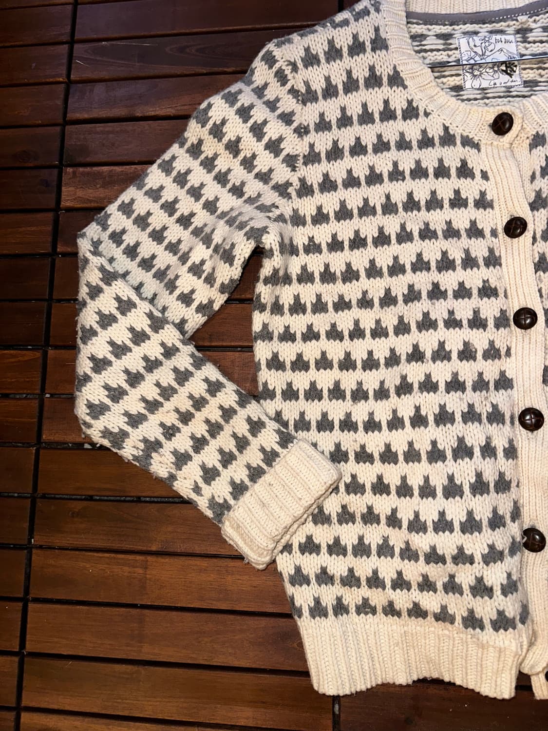 American vintage white/grey KN 상품이미지4