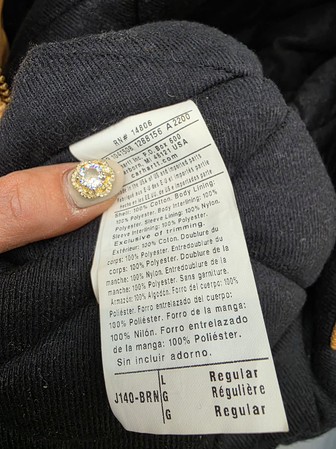 칼하트 빈티지 액티브 자켓 L 상품이미지10