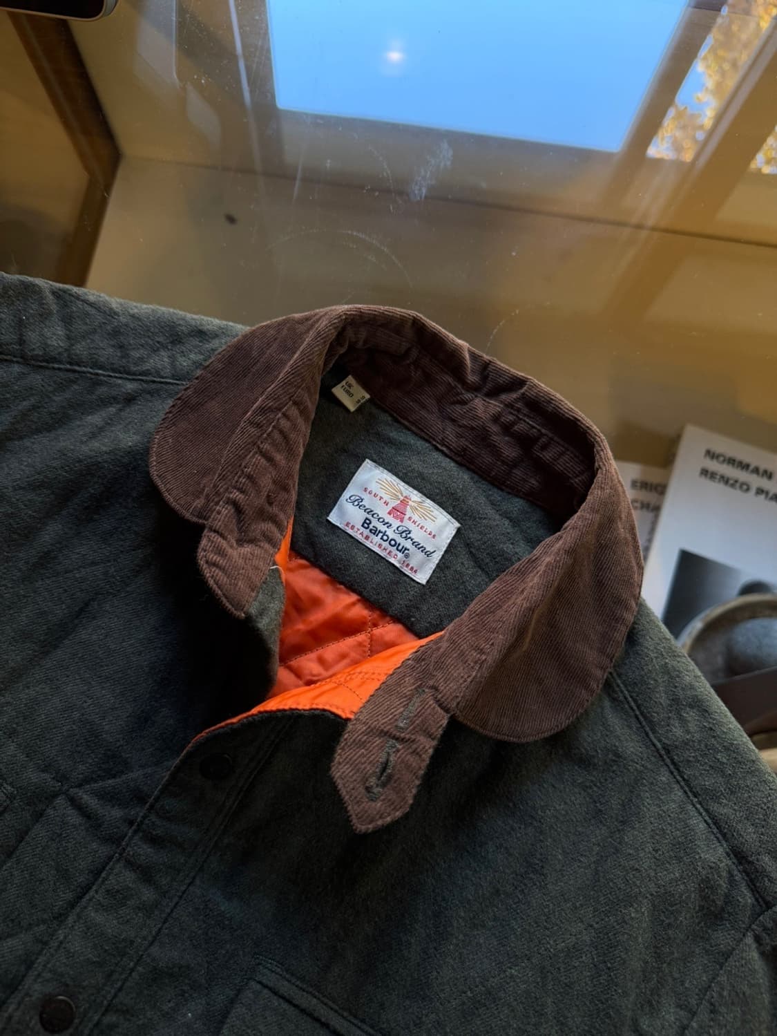 바버 아웃도어 셔츠 슬림100 상품이미지8