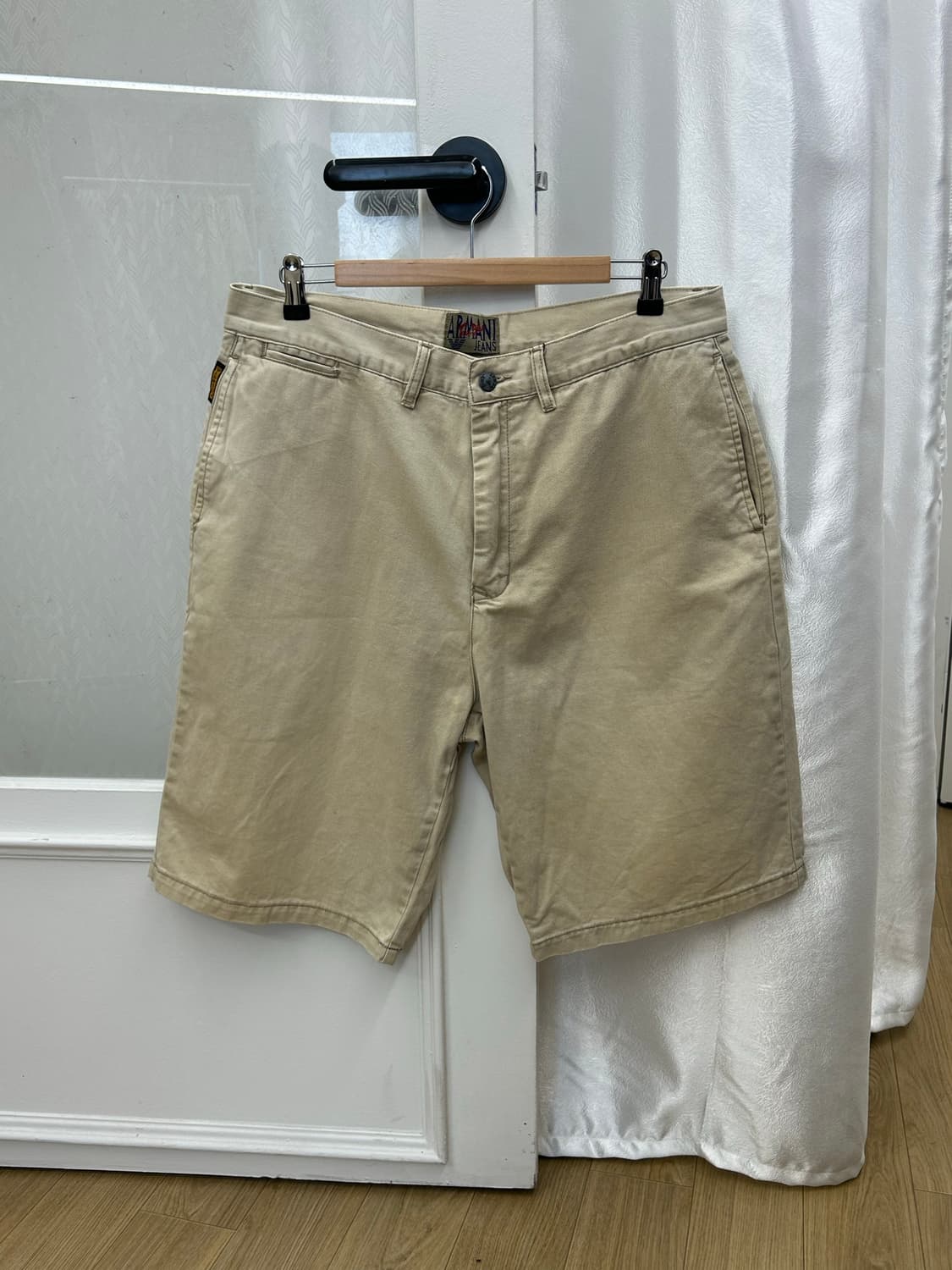 아르마니 진스 빈티지 베이지 치노 쇼츠 하프팬츠 36 상품이미지1