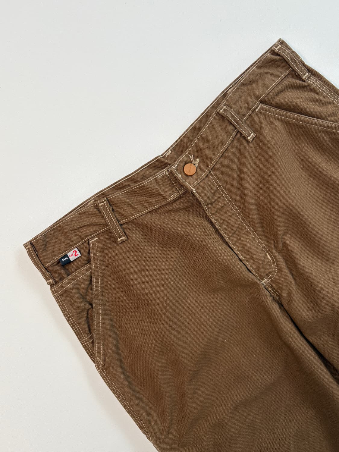 USA 칼하트FR 워크팬츠 브라운 상품이미지4