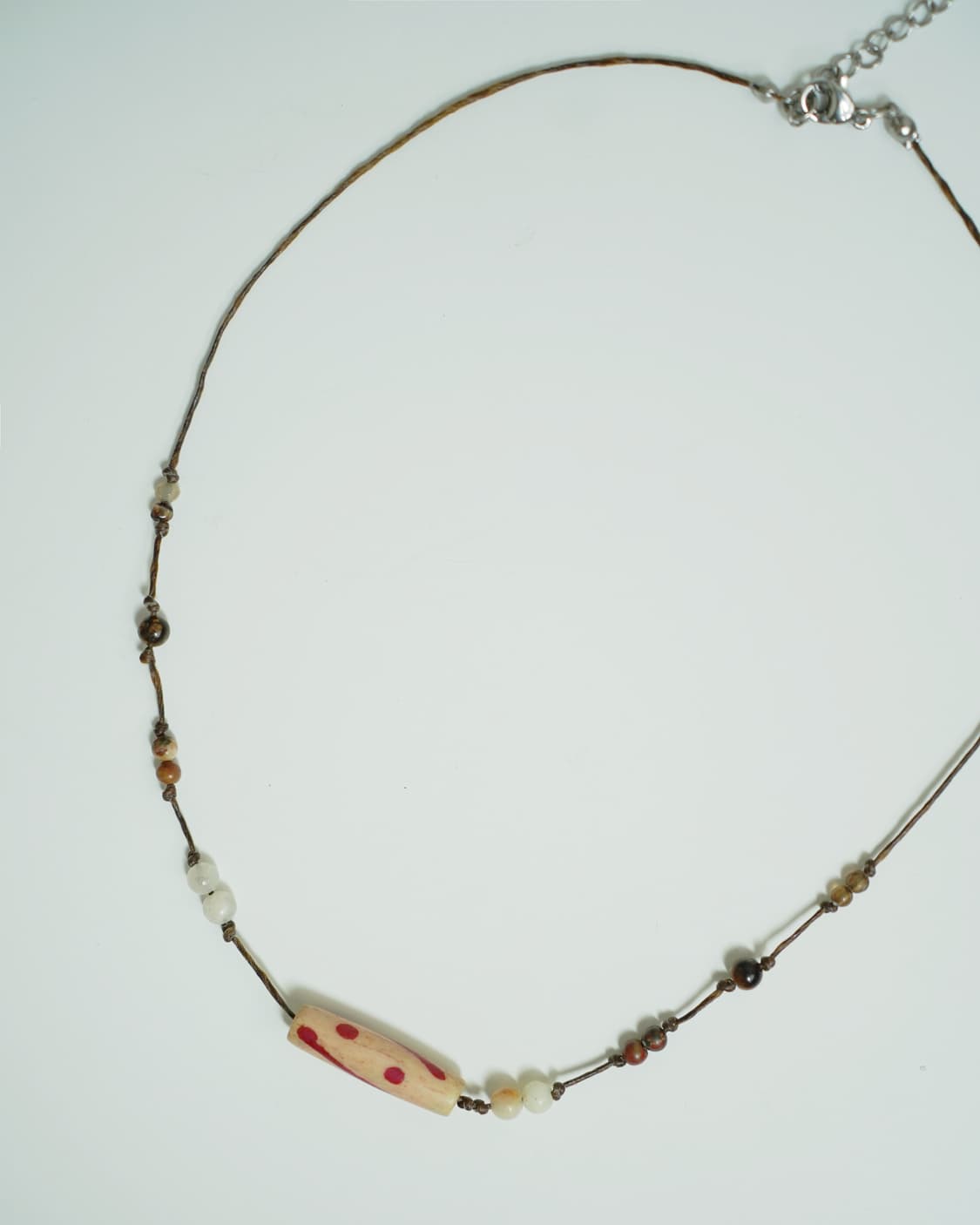wooden grape necklace 우든 그레이프 목걸이 상품이미지7
