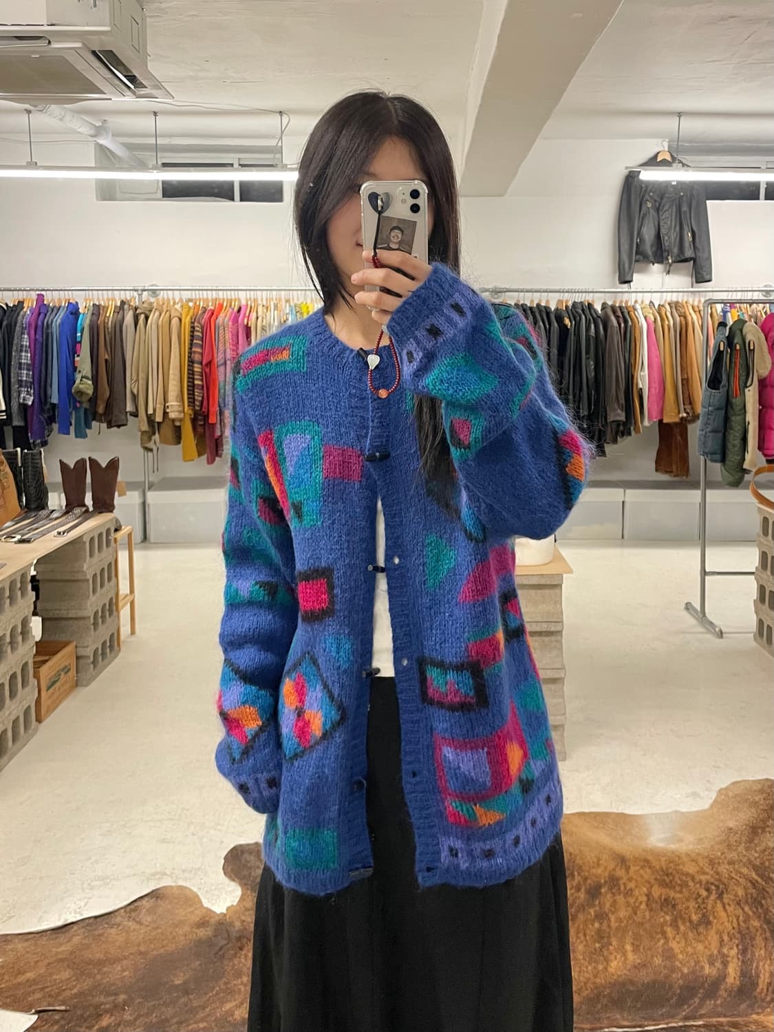 L.L. BEAN  mohair cardigan 엘엘빈 모헤어 가디건 상품이미지8