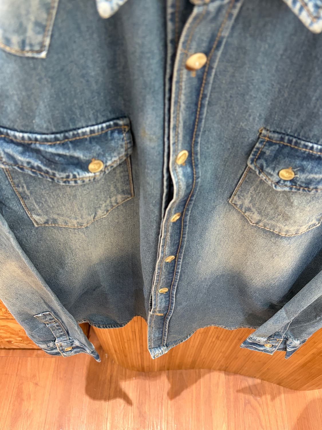 DW JEANS INC WESTERN DENIM SHIRT 상품이미지9