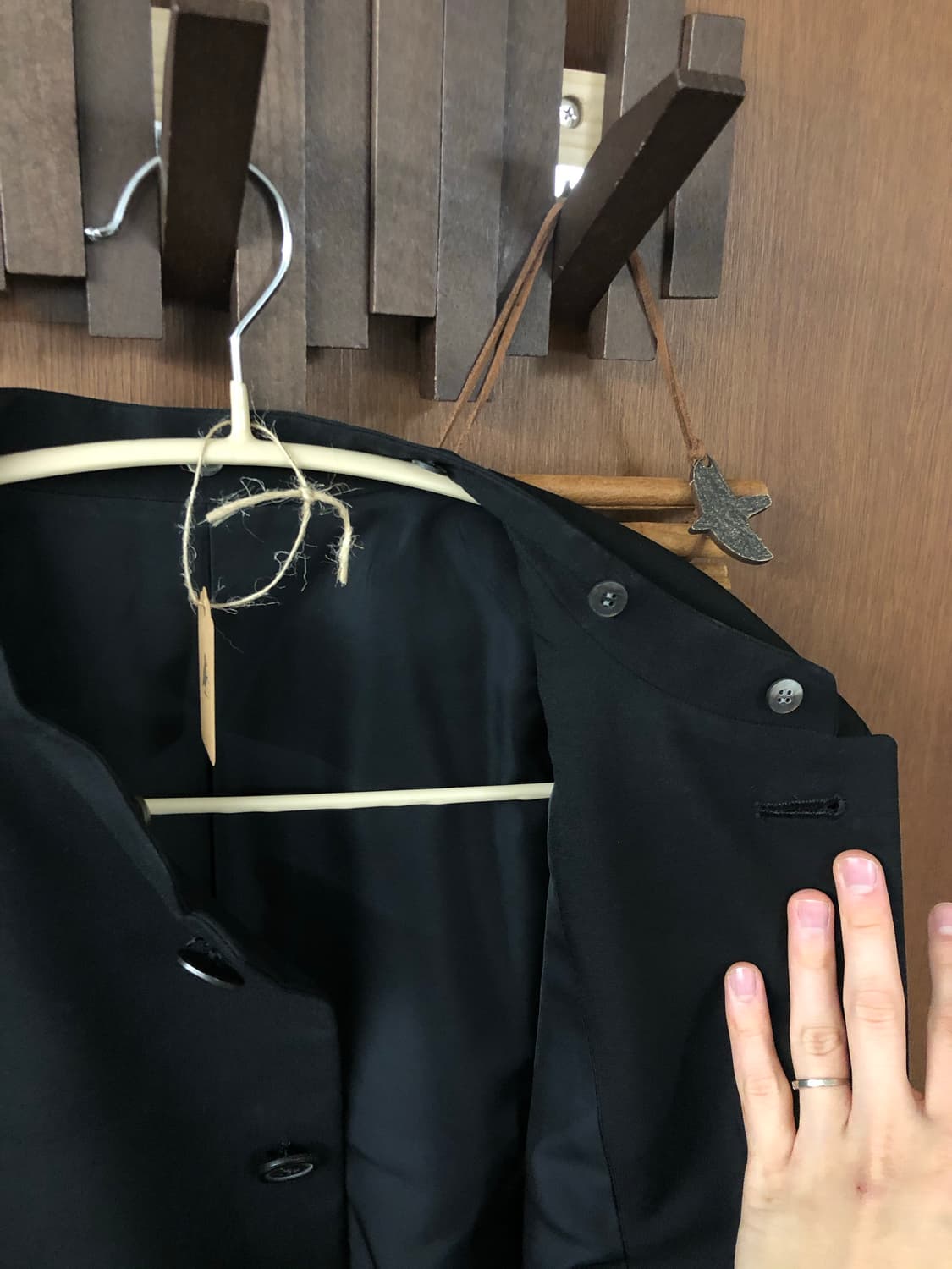 Issey miyake 스탠드 카라 블레이저 S 상품이미지7