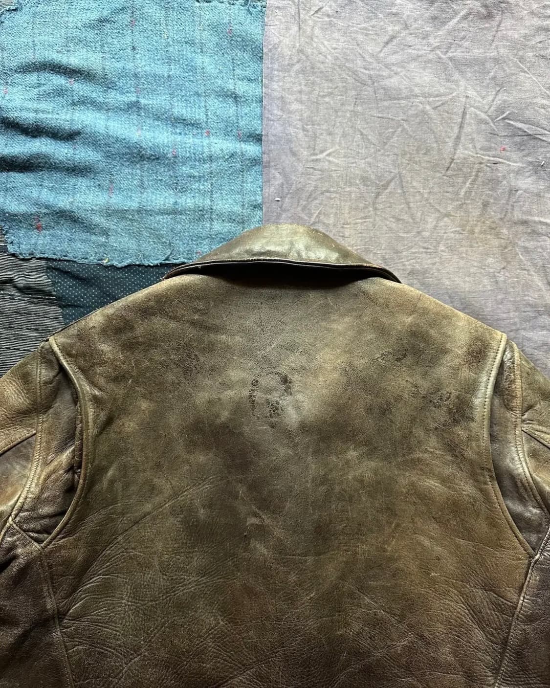 50s Sears Hercules horsehide jacket 40 상품이미지5