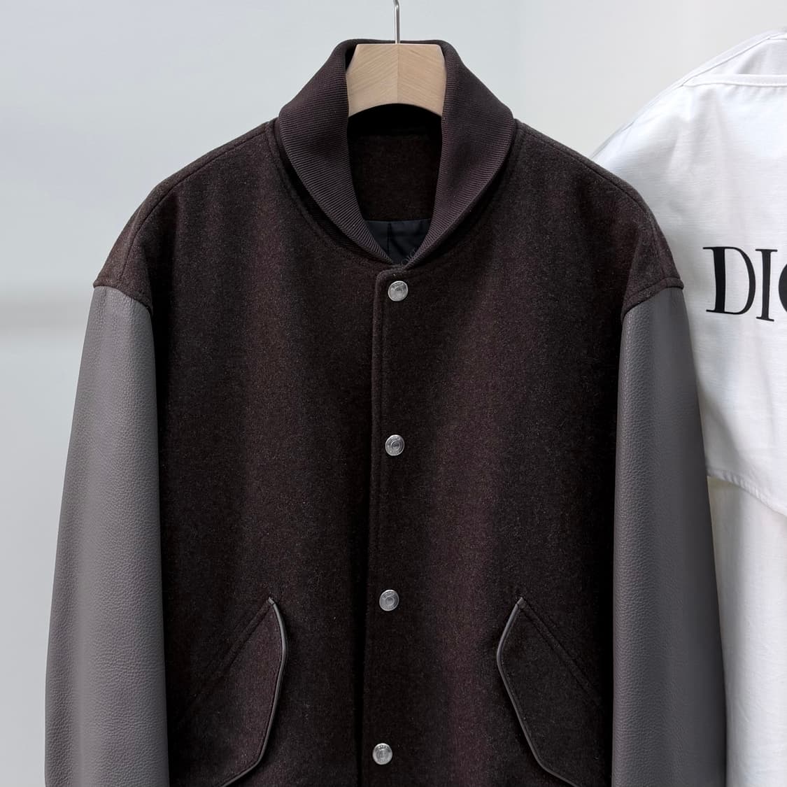 [S+급/52] 디올 1947 레터링 스타디움 바시티 자켓 풀구성 상품이미지5