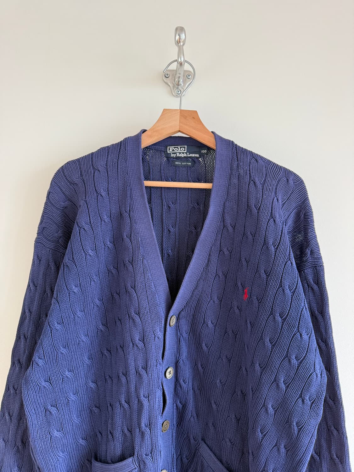 올드 폴로 랄프로렌(Polo Ralph Lauren) 코튼 꽈베기 가디건 상품이미지2