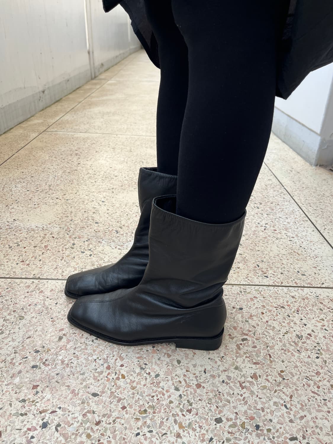 앵클 부츠 블랙 235 상품이미지8