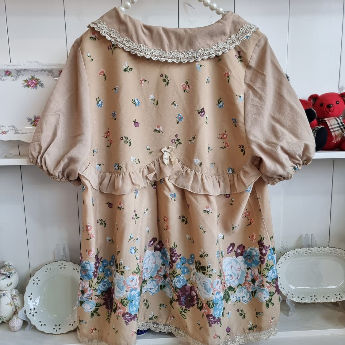 axes femme 플라워 레이스 블라우스 상품이미지4