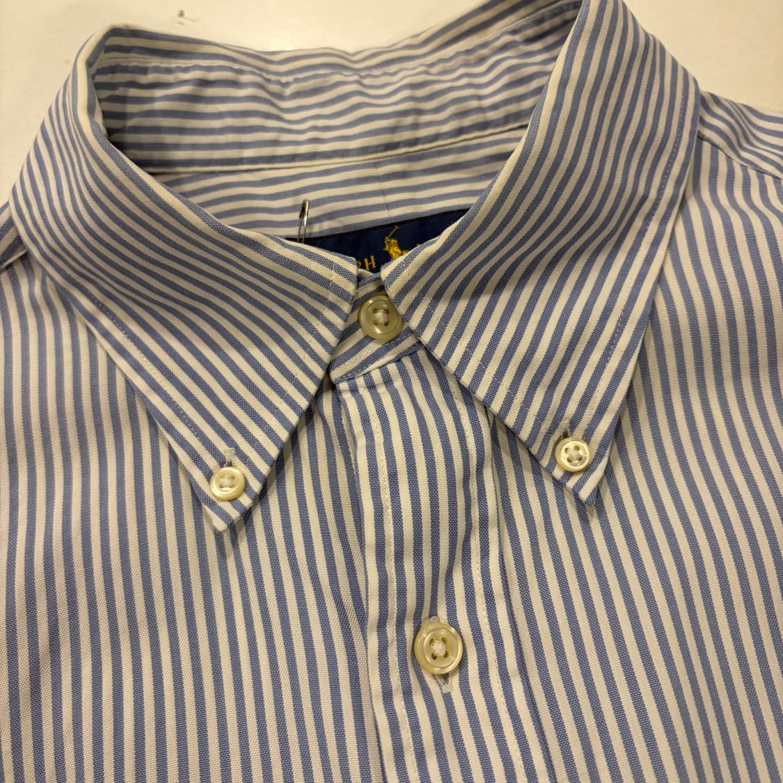 [L] 폴로 랄프로렌 스트라이프 반팔 셔츠 D650 상품이미지4