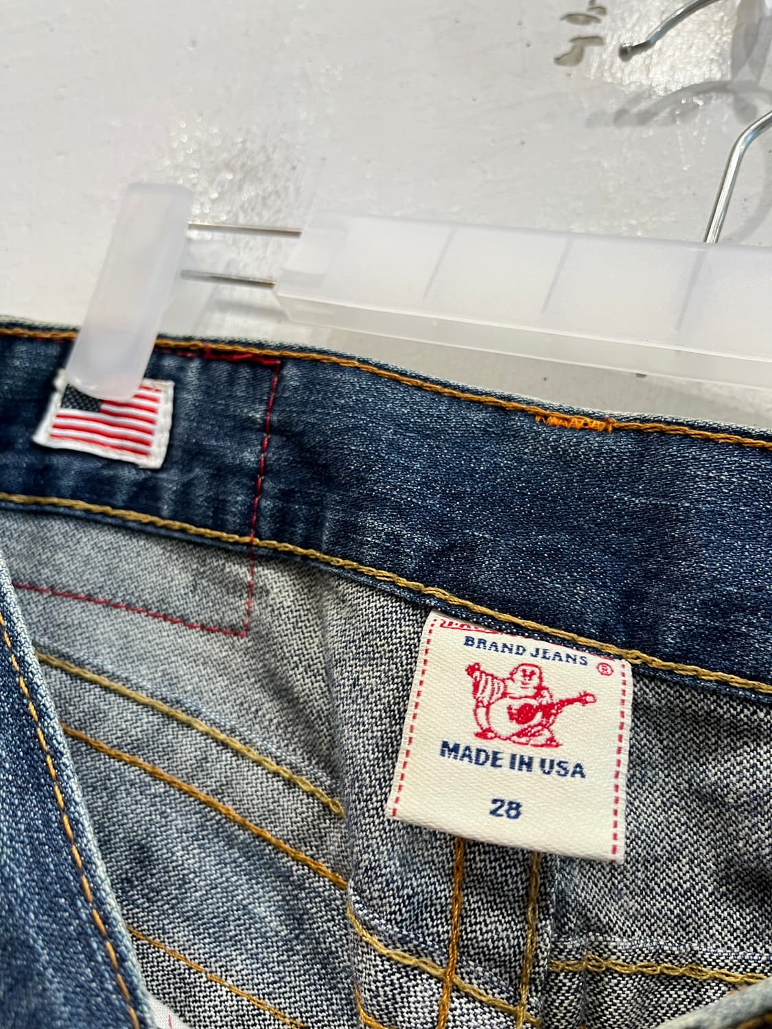 트루릴리전 로우라이즈 부츠컷 데님팬츠 Made in USA 상품이미지5